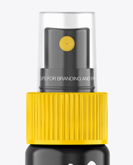 Glossy Spray Bottle Mockup