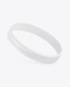 Matte Silicone Wristband Mockup