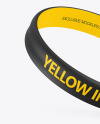 Matte Silicone Wristband Mockup