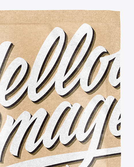 Kraft Paper Sachet Mockup