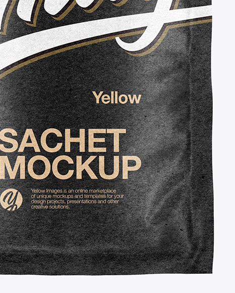 Kraft Paper Sachet Mockup