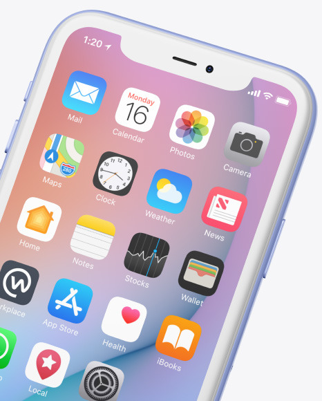 Clay Apple iPhone 11 Pro Mockup