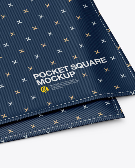 Pocket Square Mockup - High Angle Shot