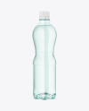 Green Plastic Water Bottle Mockup