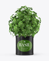 Basil in The Pot Mockup