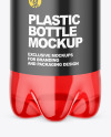 Clear Plastic Drink Bottle Mockup
