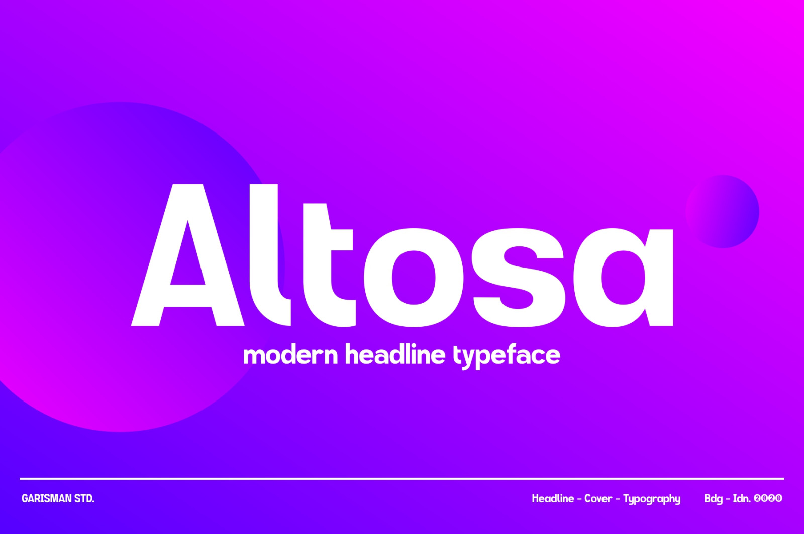 GR Altosa Typeface GR Altosa Typeface