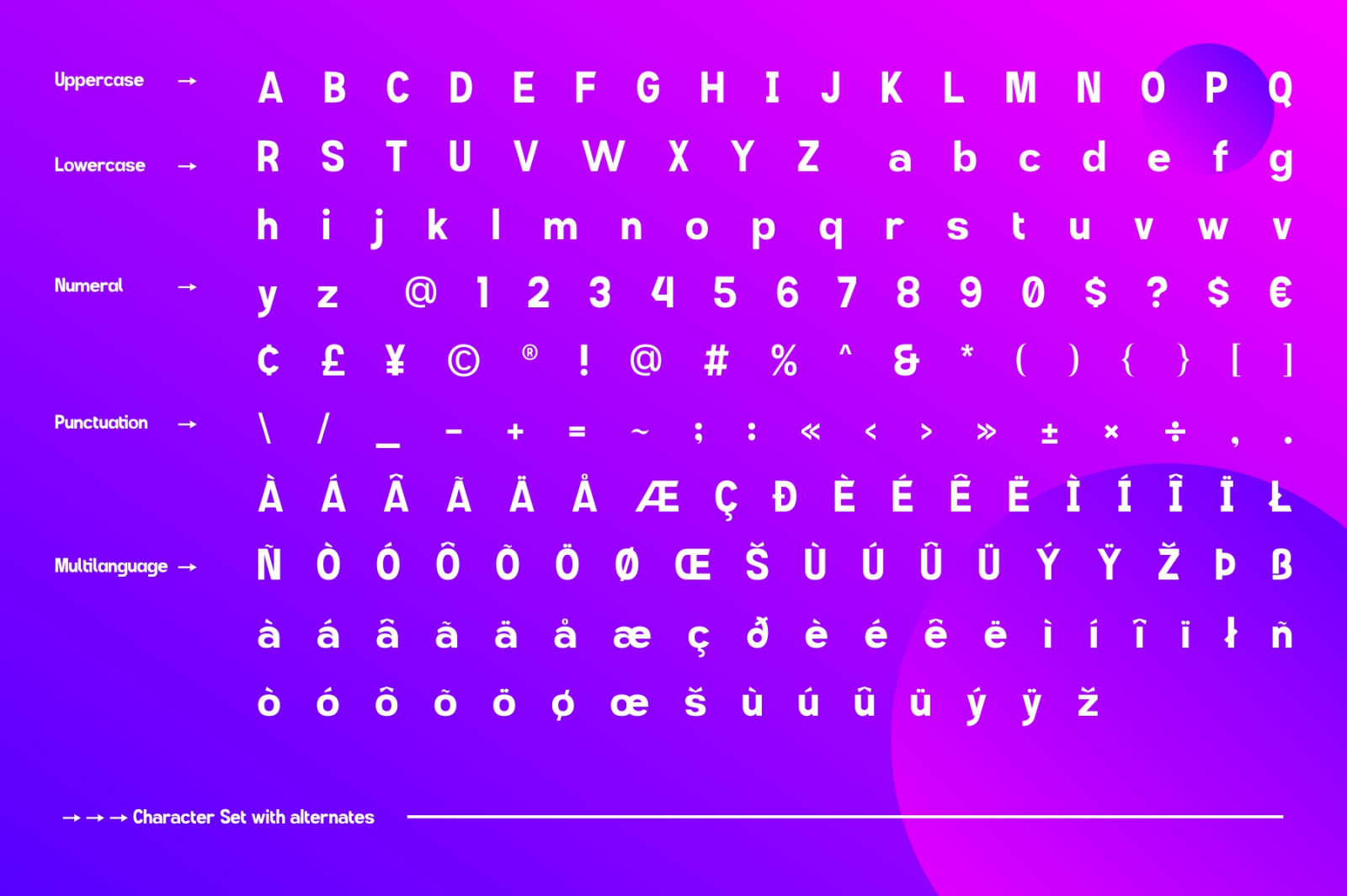 GR Altosa Typeface GR Altosa Typeface