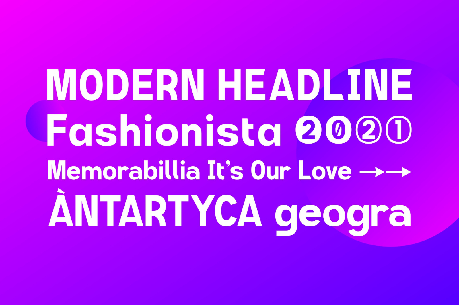 GR Altosa Typeface GR Altosa Typeface