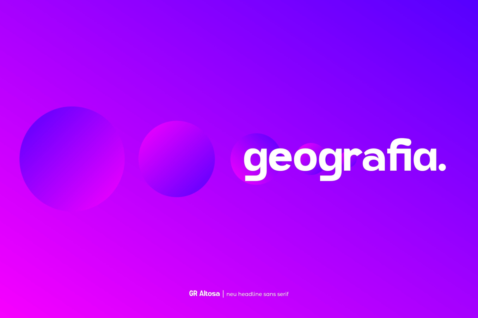 GR Altosa Typeface GR Altosa Typeface