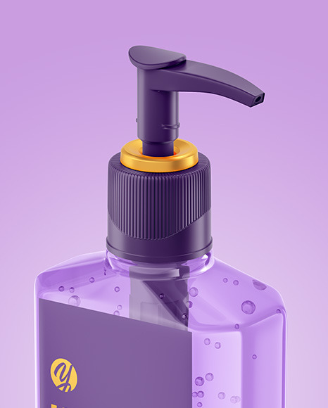 Sanitizing Gel Bottle with Dispenser