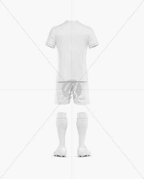 Football Kit Mockup - Back View