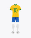 Football Kit Mockup - Back View