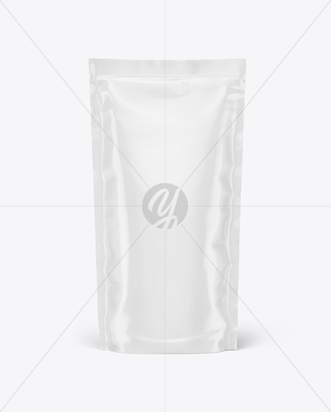 Glossy Stand-up Pouch Mockup