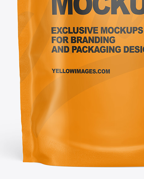 Matte Stand-up Pouch Mockup