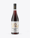 Clear Glass Red Wine Bottle Mockup Clear Glass Red Wine Bottle Mockup