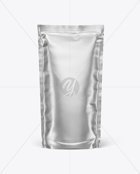 Metallic Stand-up Pouch Mockup