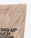 Kraft Stand-Up Pouch Mockup