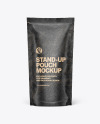 Kraft Paper Stand-up Pouch Mockup