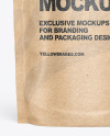 Kraft Paper Stand-up Pouch Mockup