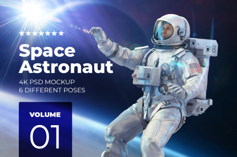 Space Astronaut #01 - Product Mockups