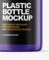 Matte Cosmetic Bottle with Pump Mockup