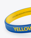 Glossy Silicone Wristband Mockup