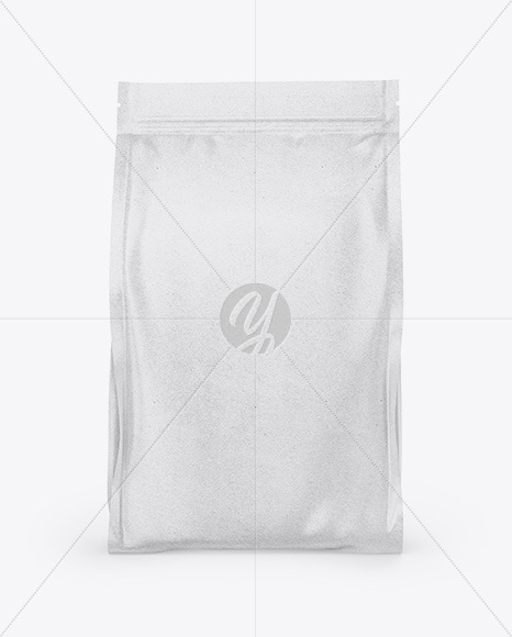 Kraft Stand-Up Bag Mockup - Front View