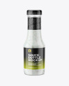 Clear Glass Sauce Bottle Mockup Clear Glass Sauce Bottle Mockup