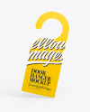 Door Hanger Mockup