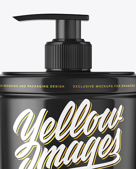 Glossy Cosmetic Bottle Mockup Glossy Cosmetic Bottle Mockup