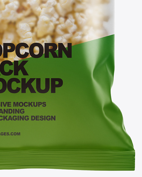 Matte Popcorn Pack Mockup