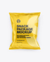 Matte Snack Package Mockup