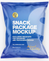 Matte Snack Package Mockup