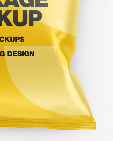 Matte Snack Package Mockup