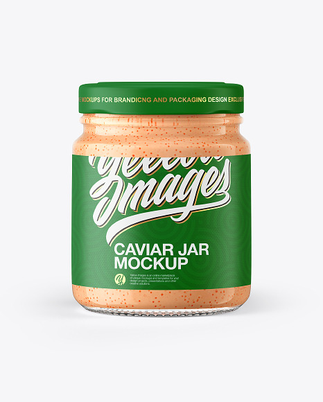 Caviar Jar Mockup