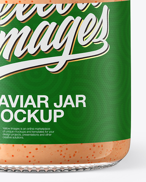 Caviar Jar Mockup