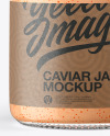 Caviar Jar Mockup