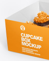 Box w/ Cupcake Mockup