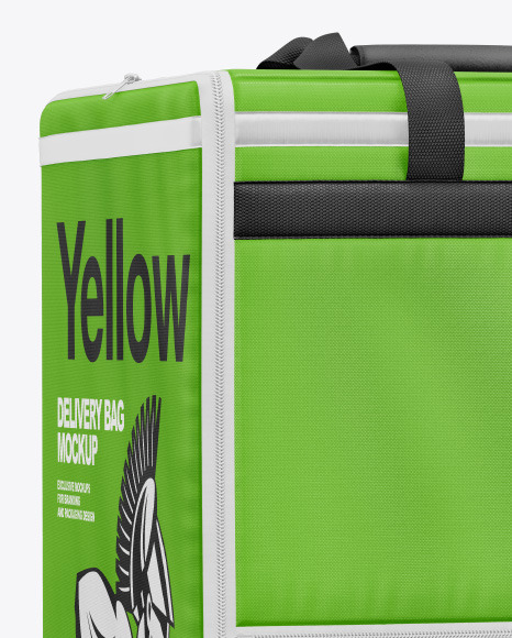 Polyester Delivery Bag Mockup