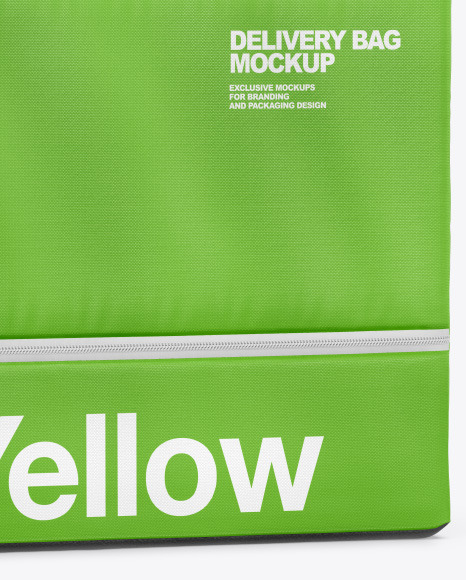 Polyester Delivery Bag Mockup