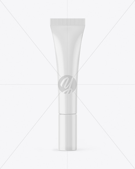 Glossy Cosmetic Tube w/ Sprayer Mockup