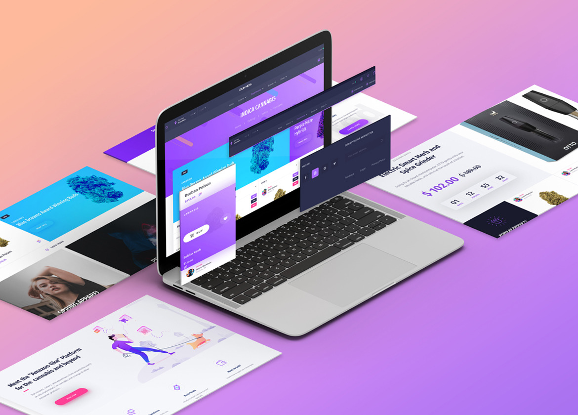 Isometric Website Mockup 2.0 Isometric Website Mockup 2.0