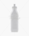 Glossy PET Bottle With Sport Cap Mockup