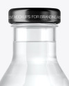 Clear Glass Water Bottle Mockup