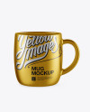 Metallic Mug Mockup Metallic Mug Mockup