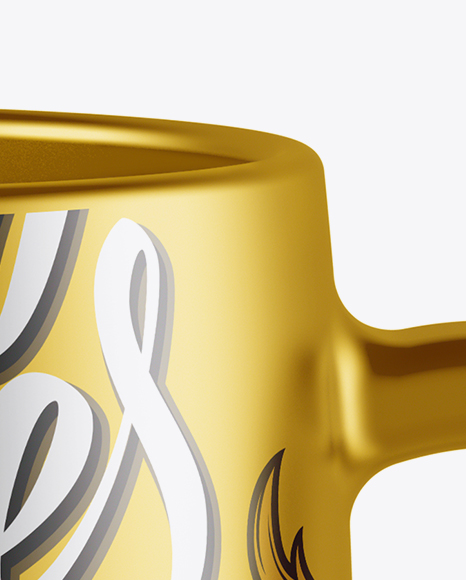 Metallic Mug Mockup Metallic Mug Mockup