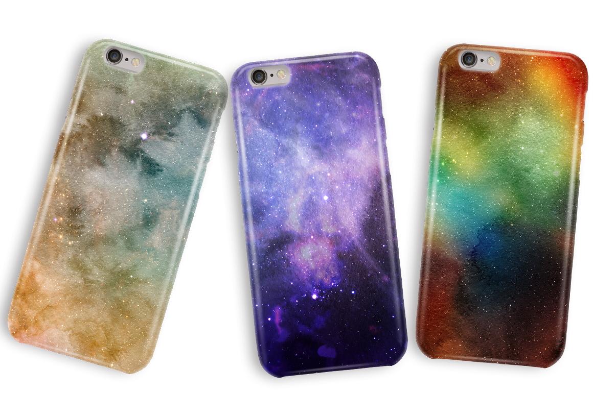 Space Watercolor Backgrounds Space Watercolor Backgrounds