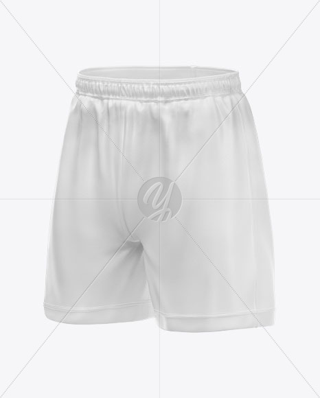 Shorts Mockup - Half Side View