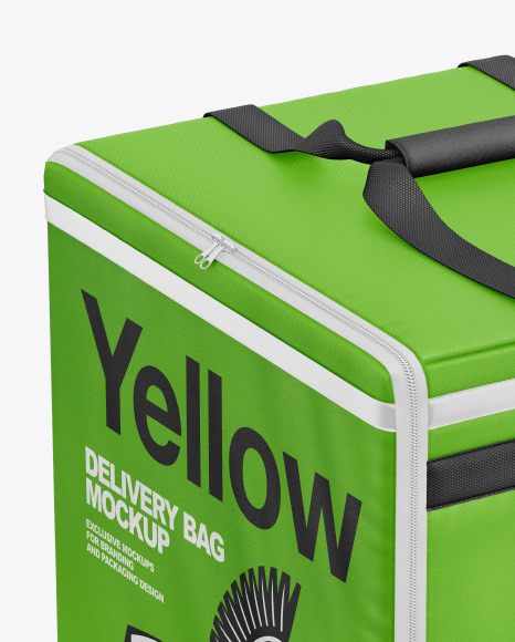 Polyester Delivery Bag Mockup